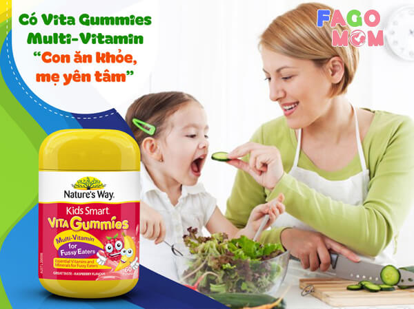 Nature's way Vita Gummies - Kẹo dẻo kích thích bé ăn ngon