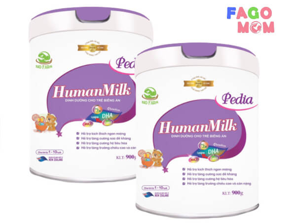 Sữa bột dành cho trẻ biếng ăn của Human Milk