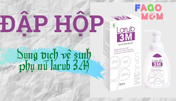 Sản phẩm gel vệ sinh phụ nữ thảo dược larub 3m - 150ml đẳng cấp