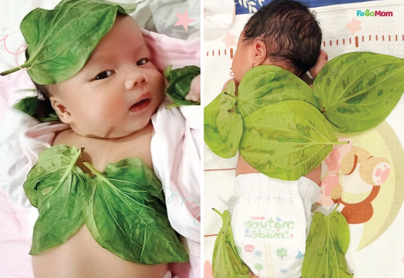 Hướng dẫn chi tiết cách tắm lá an toàn và đúng cách cho bé