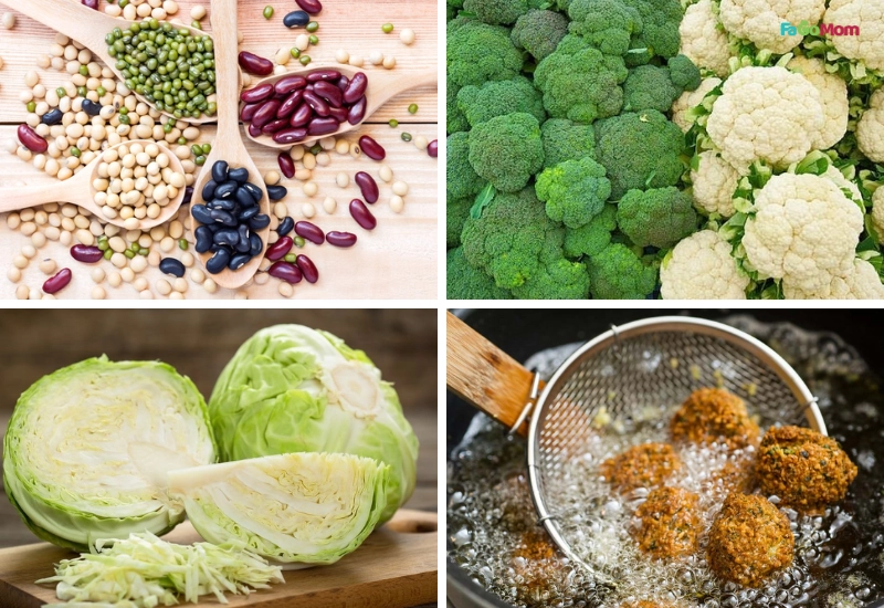 Thực phẩm gây đầy hơi, khó tiêu