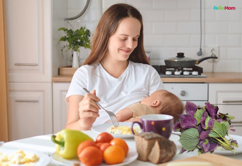 Nguyên tắc vàng trong chế độ ăn cho mẹ sau sinh