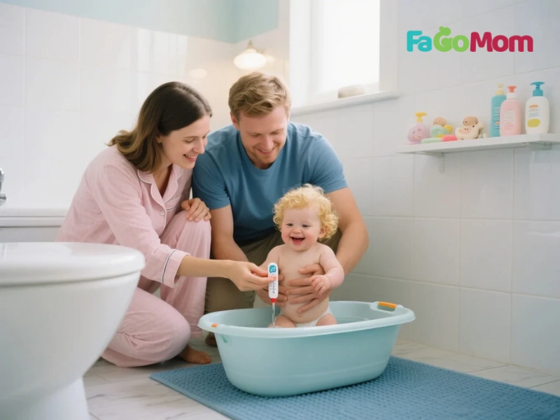 Nhiệt độ nước tắm lý tưởng cho bé mà mẹ cần biết