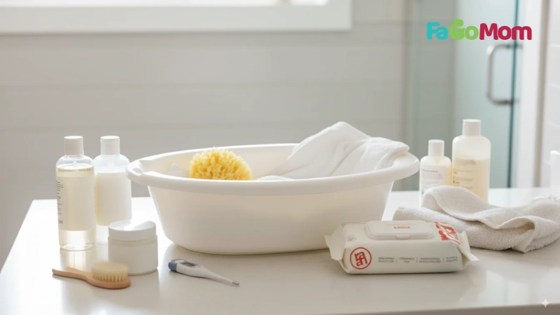 Lựa chọn thời điểm cho trẻ chưa rụng rốn phù hợp