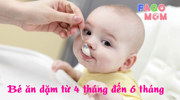 Hướng dẫn đề bé 4-6 tháng tuổi ăn ngon miệng hơn