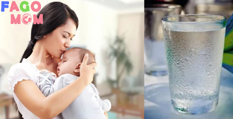 Uống nhiều nước sau ki sinh con