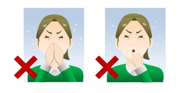 Hắt hơi sai cách là nguyên nhân phát tán virus gây bệnh ra môi trường.