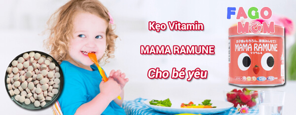 Kẹo biếng ăn Mama Ramune cho trẻ