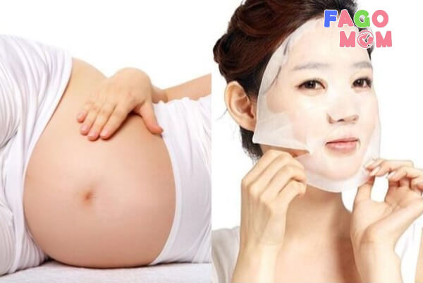 Trong thời kỳ mang thai, bà bầu vẫn sử dụng mặt nạ giấy thường