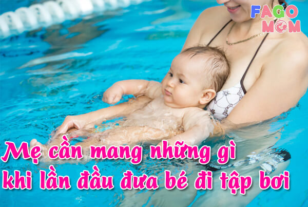 Mẹ cần chú ý khi lần đầu cho trẻ tập bơi