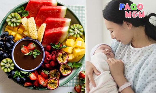 Những điều cần lưu ý đối với mẹ sau sinh khi ăn trái cây