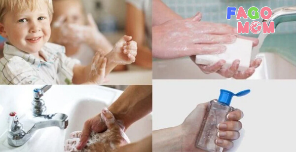 Nước rửa tay phù hợp với bà bầu và trẻ được khuyên dùng