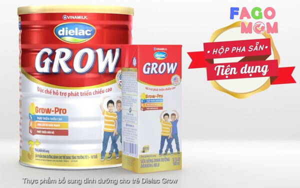 Sữa bột Dielac Grow dành cho trẻ biếng ăn