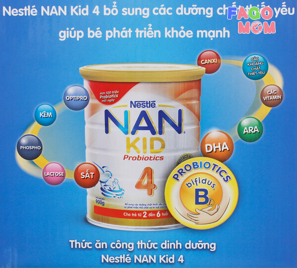 Dòng sữa Nestle Nan Kid 4 