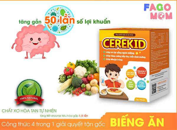 Cerekid - Giải pháp toàn diện cho trẻ biếng ăn