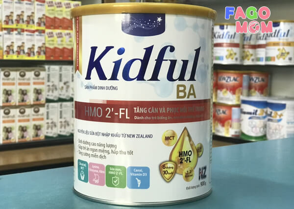 Sữa dinh dưỡng cho trẻ biếng ăn Kidful BA