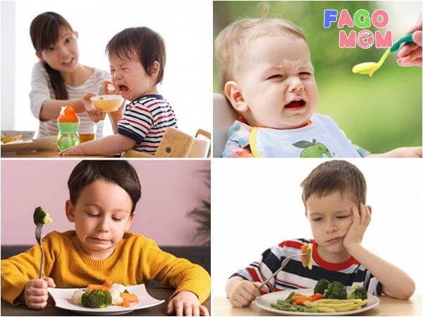 Những hình ảnh ép buộc trẻ phải ăn