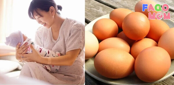 Thực phẩm là trứng rất tốt cho mẹ sau sinh