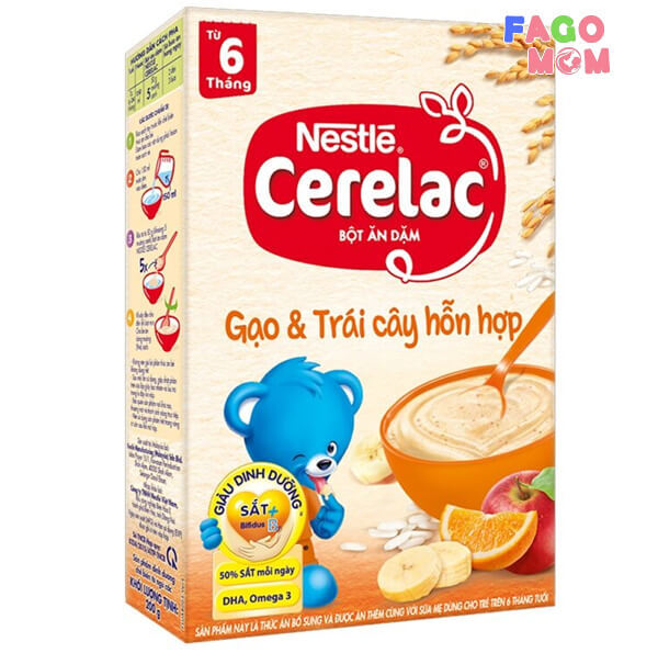 Bột ăn dặm Nestle Cerelac