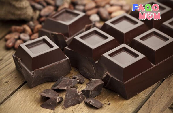 Chocolate đen giúp bé tăng lượng sắt trong cơ thể