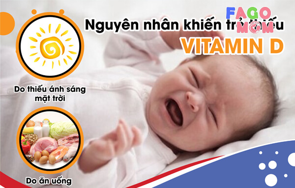 Nguyên nhân khiến cho trẻ bị thiếu Vitamin D
